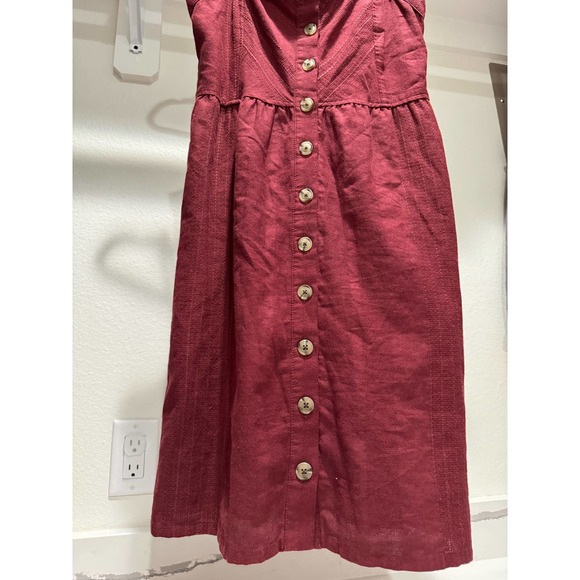 Universal Threads Maroon Embroidered‎ Dress Size Small - Picture 1 of 6